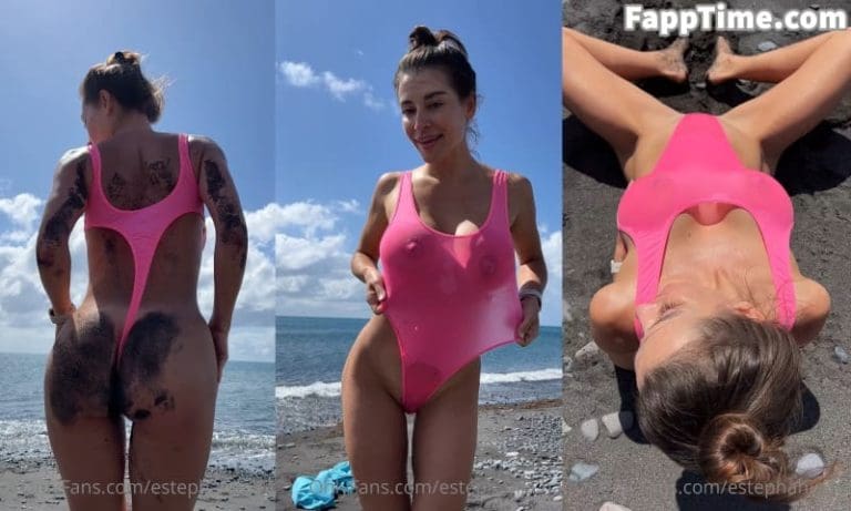 Estephania Ha Black Sand Beach Video Leaked FappTime.com