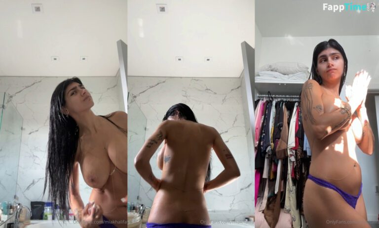 Mia Khalifa Get Ready With Me Topless Video Leaked