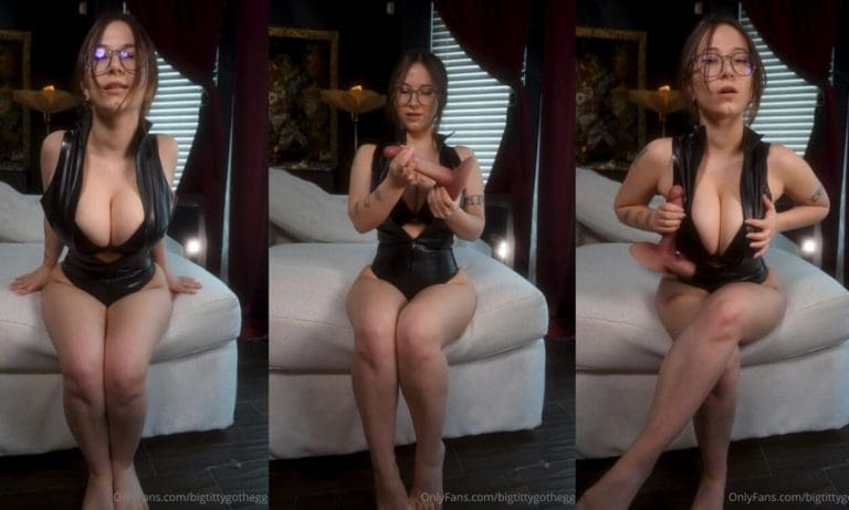 BigTittyGothEgg Humiliates Your Cock Video Leaked